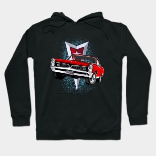 Red 67 Pontiac GTO Hoodie